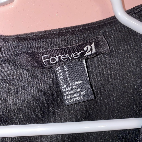 NWOT Black Ribbed Quarter sleeve Dress - Picture 5 of 8